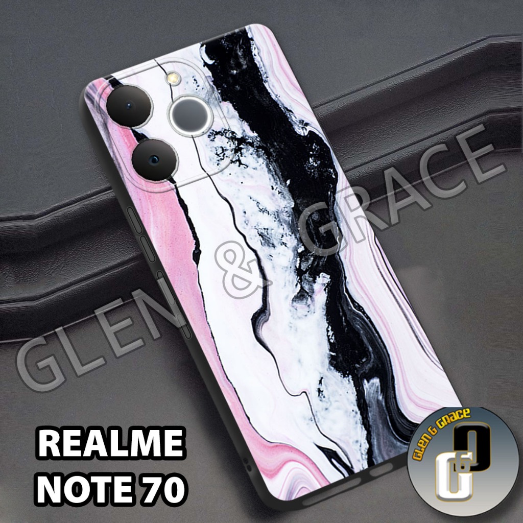 G32 - Softcase procamera realme note 70 terbaru 2025 - case karet realme note 70 - motif pastel - So