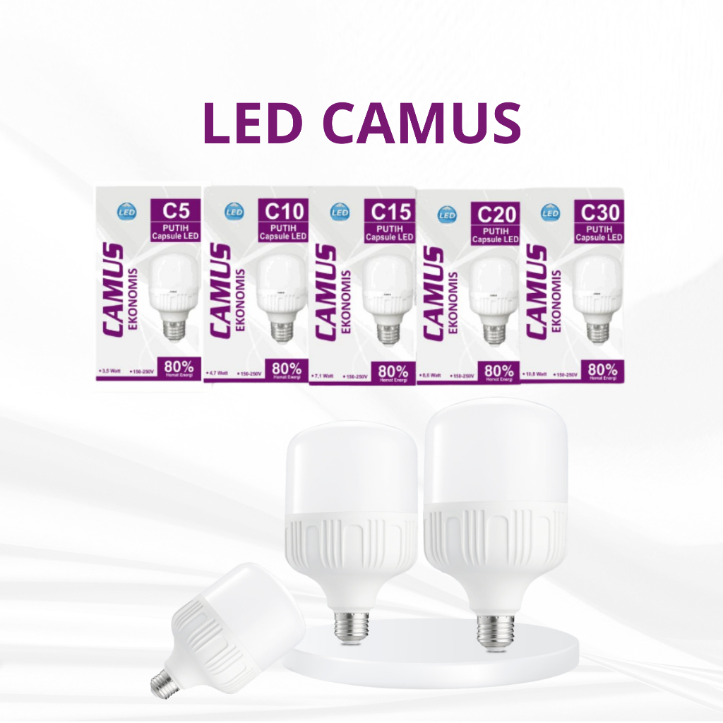 Lampu LED murah LED Kapsul 5W/10W/15W/20W/25W/30W - CAMUS