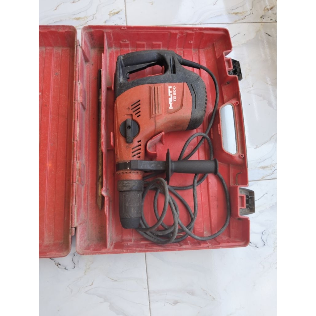 BOR HILTI TE 500 KONDISI BARANG MASIH NORMAL SIAP PAKAI KERJA ORIGINAL SECOND