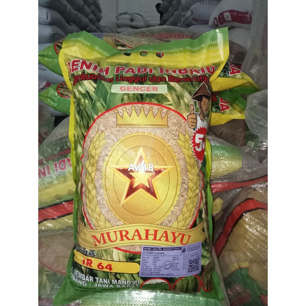 Benih Padi Premium Varietas IR 64 GENCER