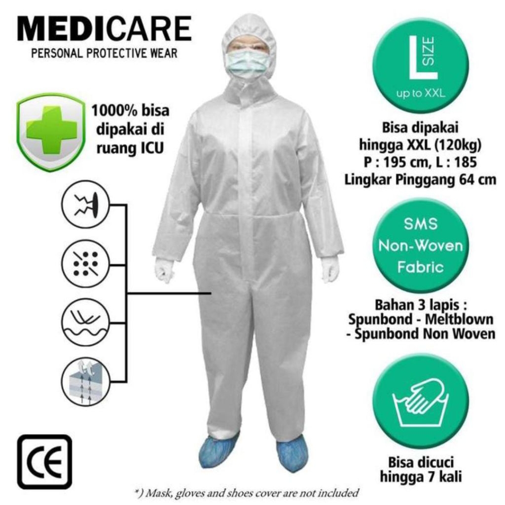 HAZMAT SUIT / BAJU APD / BAJU MEDIS