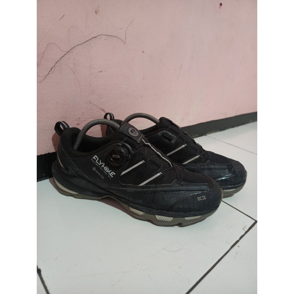 Sepatu Hiking K2 Flyhike Boa System black size - 42,5