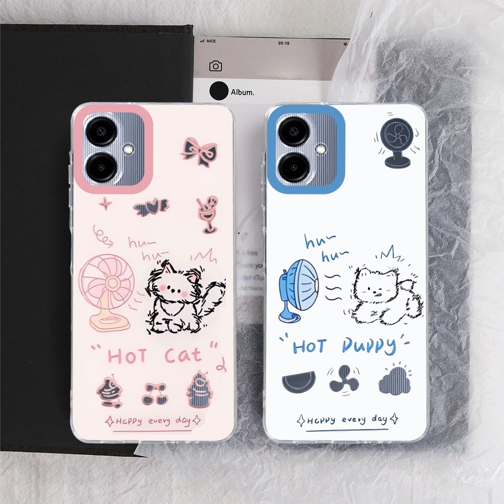 Softcase Bening Samsung A07 terbaru 2025 Case samsung a17 Casing Silikon Transparant Airbag PC-512