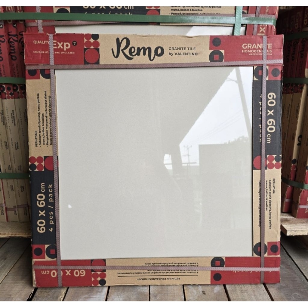 Granit Lantai 60x60 Remo Crem || Crem Polos