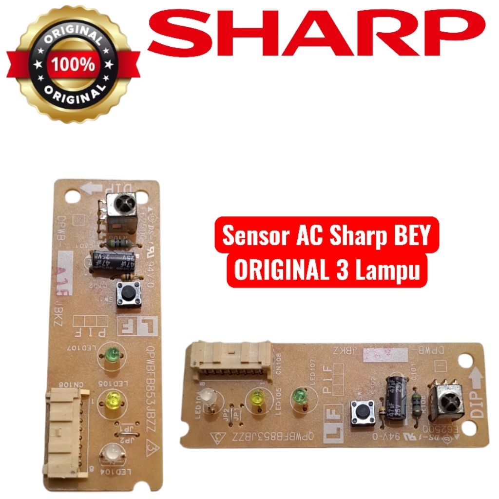 Sensor Remot Ac Sharp AH-A5BEY AH-A7BEY AH-A9BEY ORIGINAL 3 Lampu