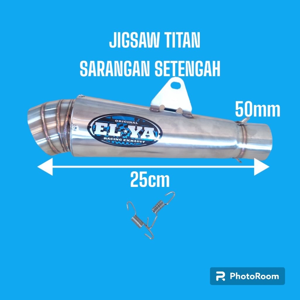 SLINCER KNALPOT ELYA ORIGINAL DPJ JIGSAW SARTENG NGKER  INLET 50