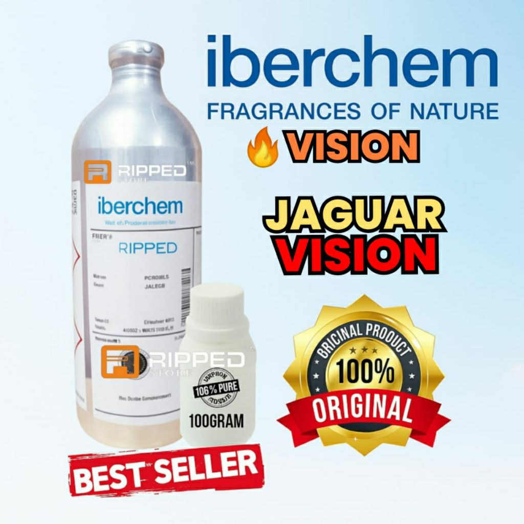 Bibit Parfum Murni 100ml Jaguar Vision || Original Iberchem