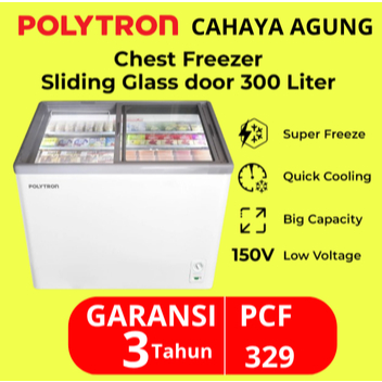 POLYTRON Sliding Freezer 300 Liter PCF-329