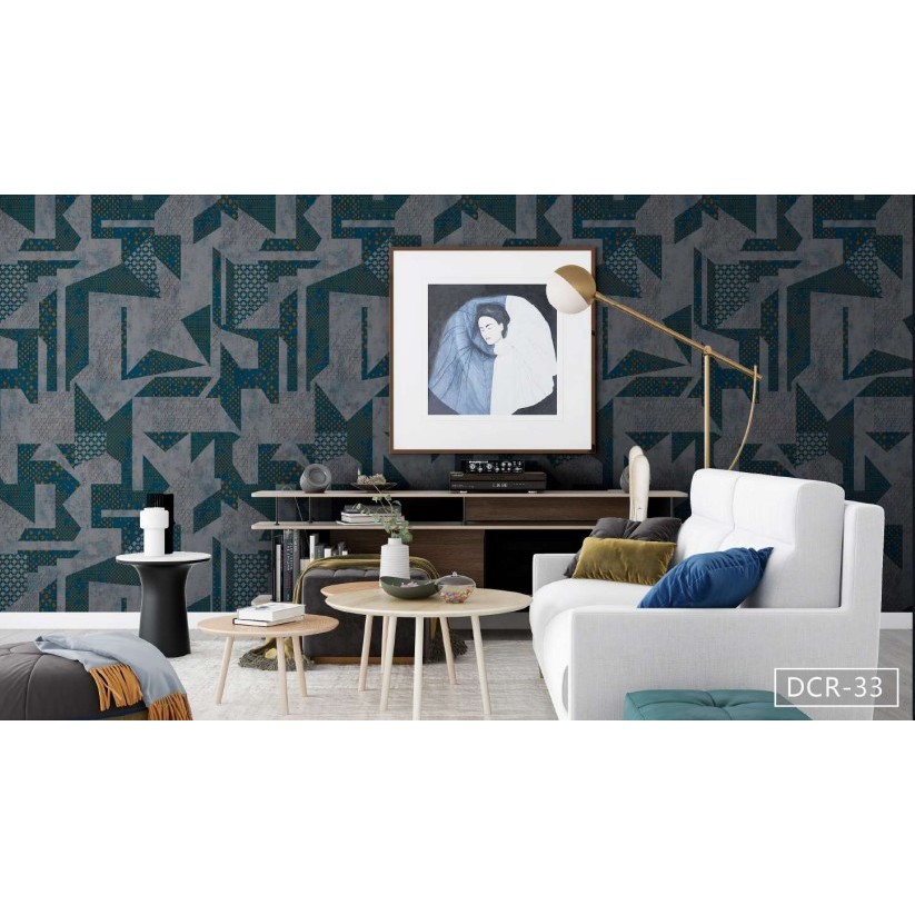 Wallpaper Dinding Vinyl Motif TImbul Klasik High Premium Quality