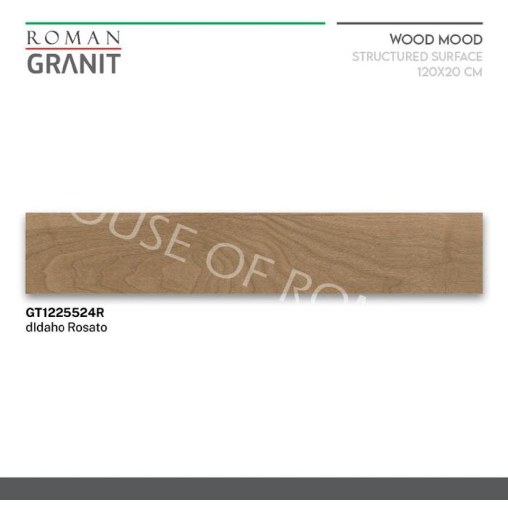 Roman granit GT1225524R dIdaho Rosato 120x20 / granit motif kayu / granit roman kayu / granit murah