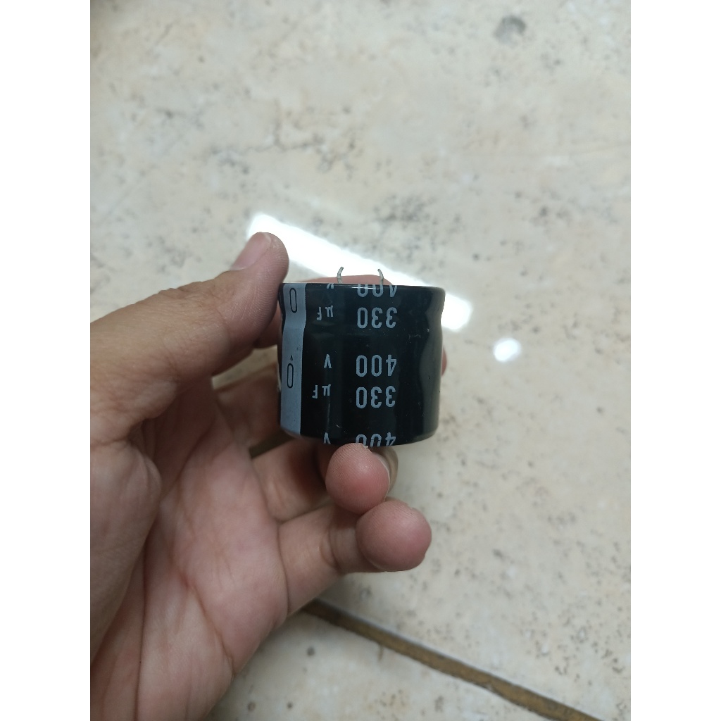 Elco Kapasitor 400V-330UF Nichicon