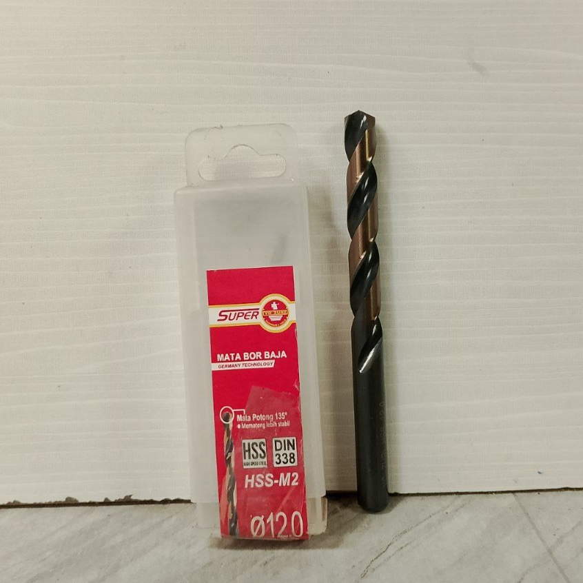 Mata Bor Besi Baja Merk Yozuri Super 12mm