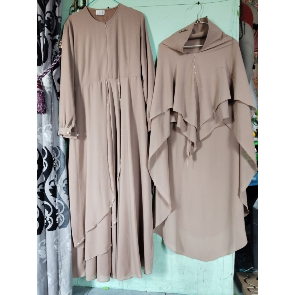 syar'i gamis set preloved