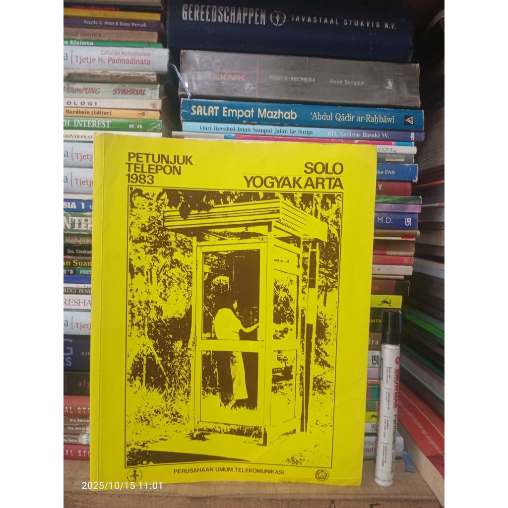 Buku Petunjuk Telepon 1983 Solo Yogyakarta
