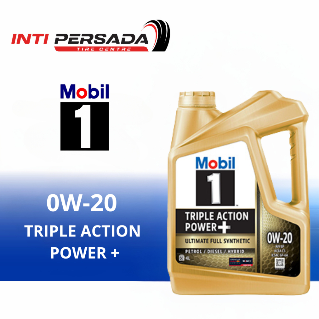 Oli Mesin - Mobil 1 Triple Action Power 0W - 20 (4liter)