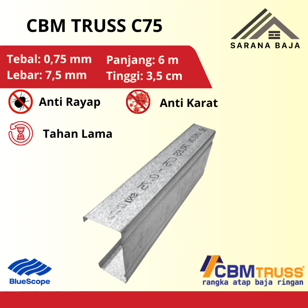 CBM TRUSS C75 BLUESCOPE