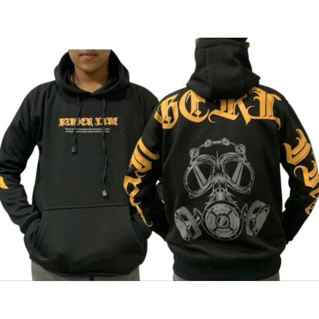 Jaket hoodie katoon fleece original pria premium/jaket hoodie gambar tengkorak distro kualiti,jaket 