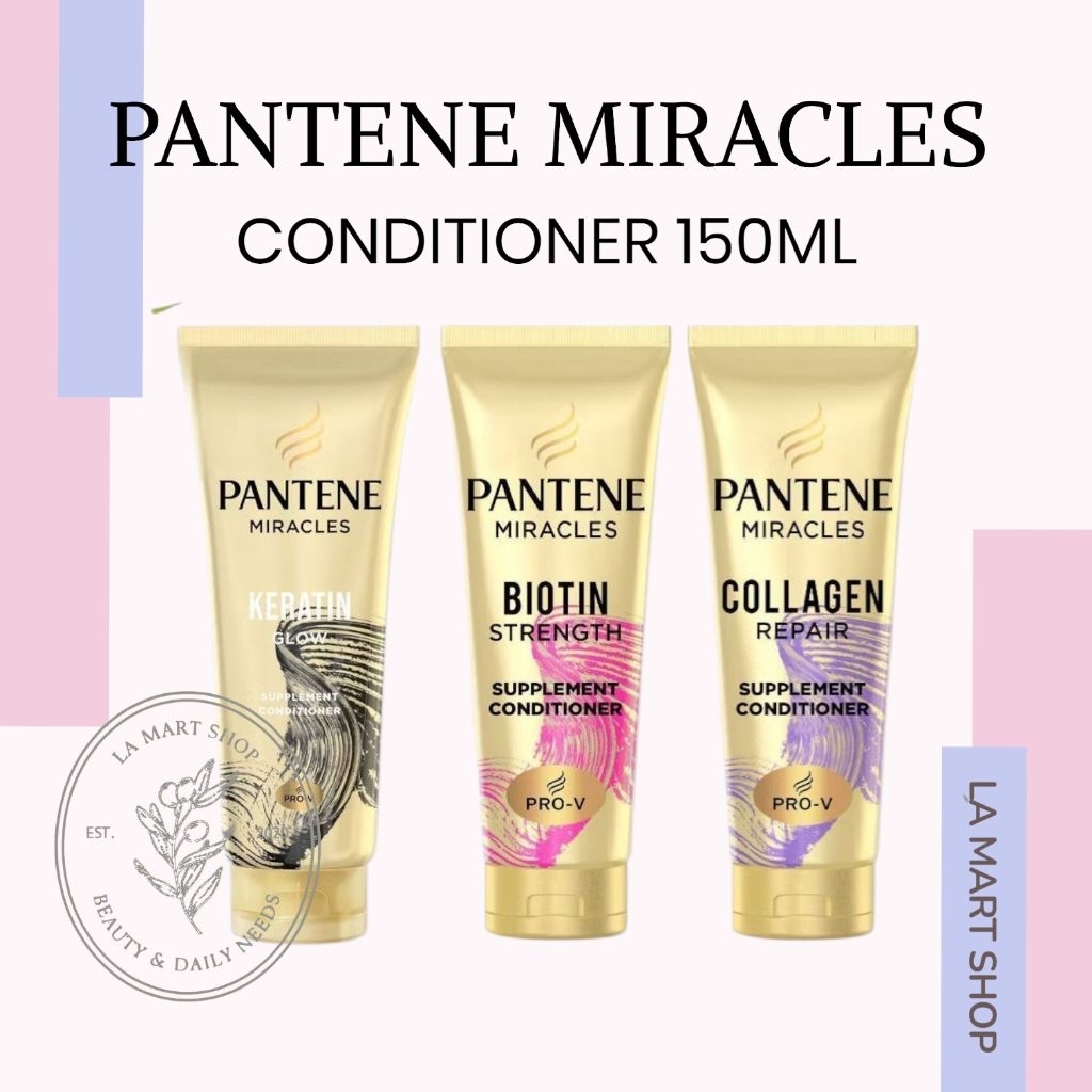 Pantene Conditioner 150ML / Conditioner Pantene Biotin Strength / Pantene Kondisioner Collagen Repai