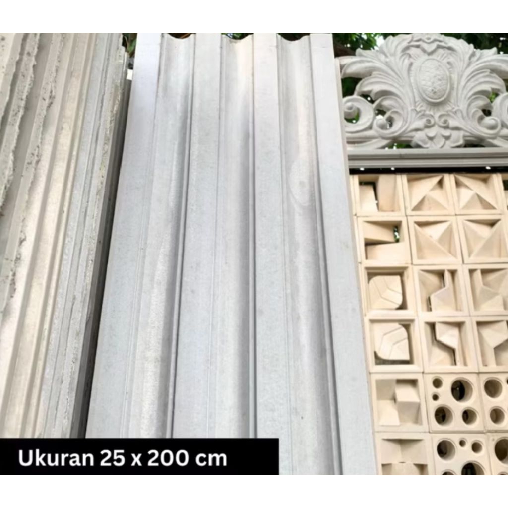 lisprofil alur / lisplang beton 25cmx200cm