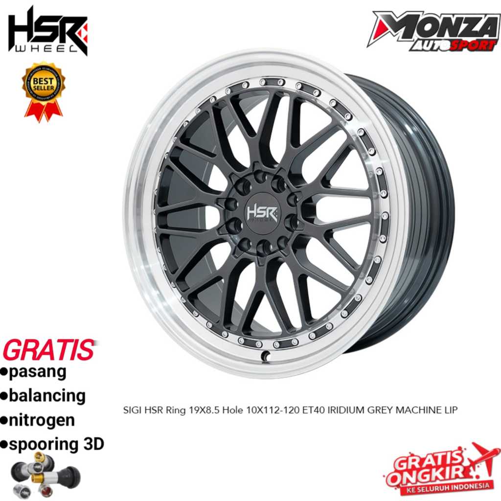 Velg mobil ring 19 For Mercy, Bmw, Tiguan, Vw HSR SIGI