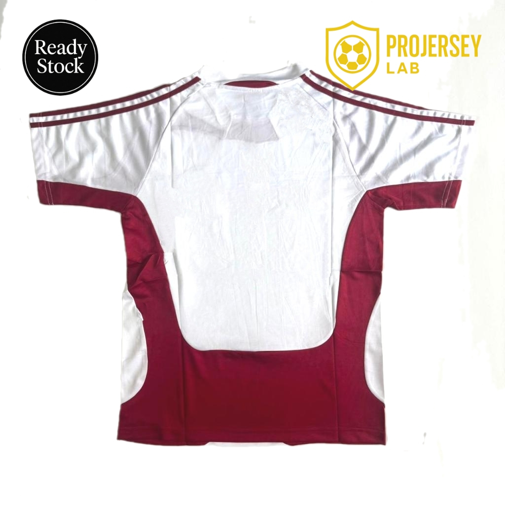 (BARU) RETRO JERSEY BOLA INDO TIMNAS AWAY 2004