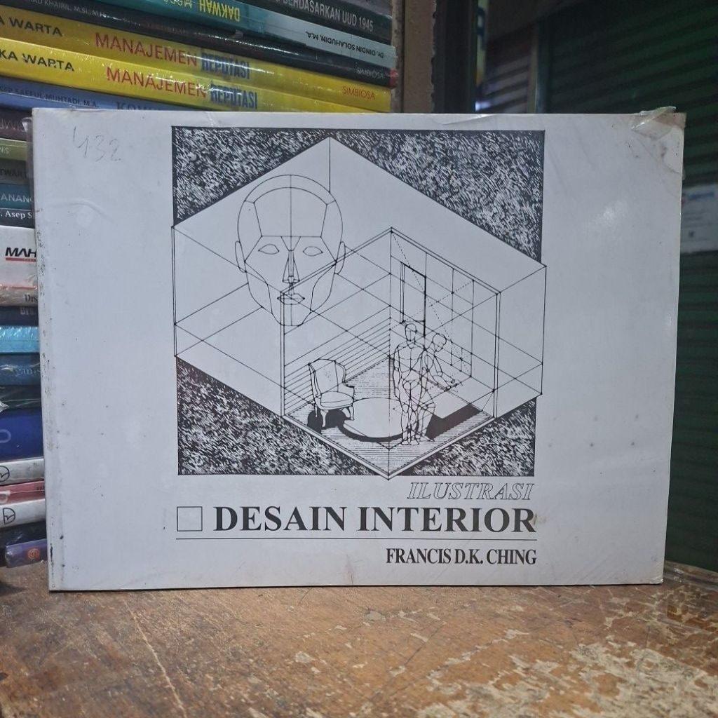 Buku ilustrasi desain interior Francis dk ching.