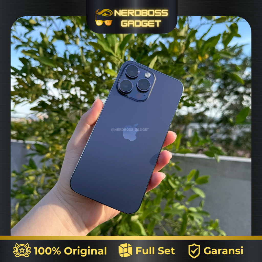 APPLE IPHONE 14 PRO MAX DEEP PURPLE 128GB ORIGINAL MULUS MANTAP MURAH