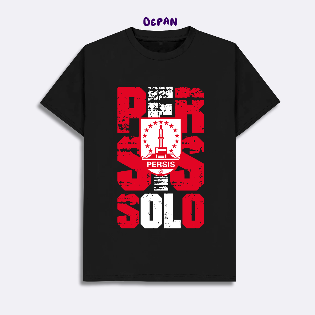 Kaos Persis Solo Logo Baju Distro Fans Bola Persis Solo Laskar Sambernyawa