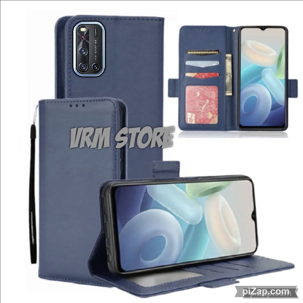 Case Dompet Hp Vivo V19 Case Dompet Casing Hp Flip Kulit Case Wallet Leather Cover
