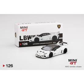 Mini GT 126 Lamborghini Huracan GT White
