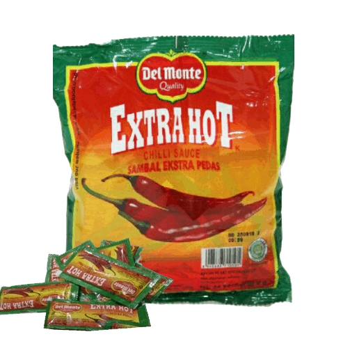 Delmonte Ketchup Saos Sambal Extra pedas sachet 192GR