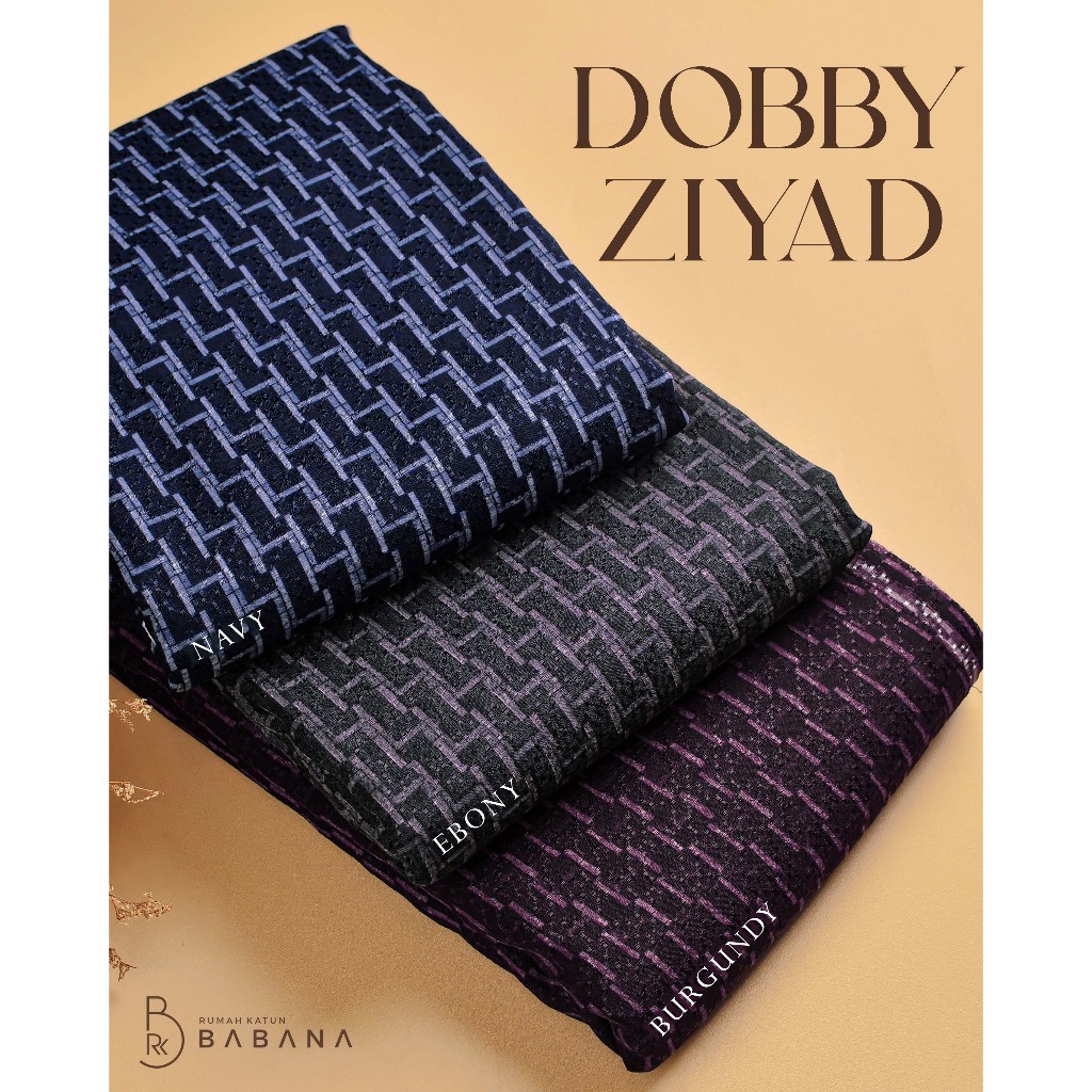 Babana Kain Polos Dobby Ultimate Emboss Timbul