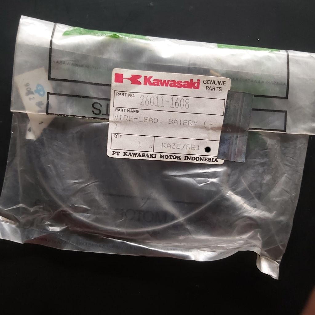 Kabel aki negatif kaze e r vr