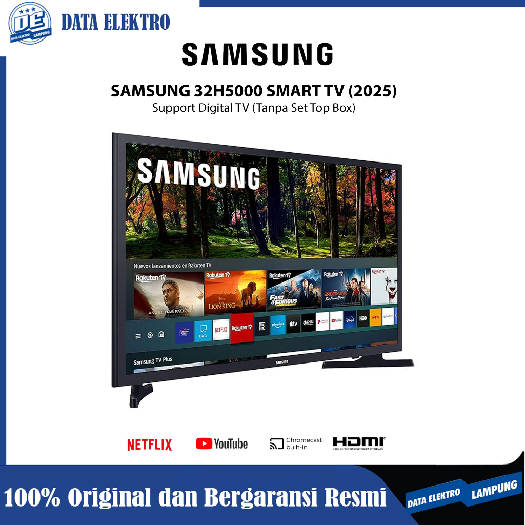 Samsung Smart TV 32 inch 32H5000F - Digital TV - Neflix/Youtube - Wifi - Garansi Resmi Samsung