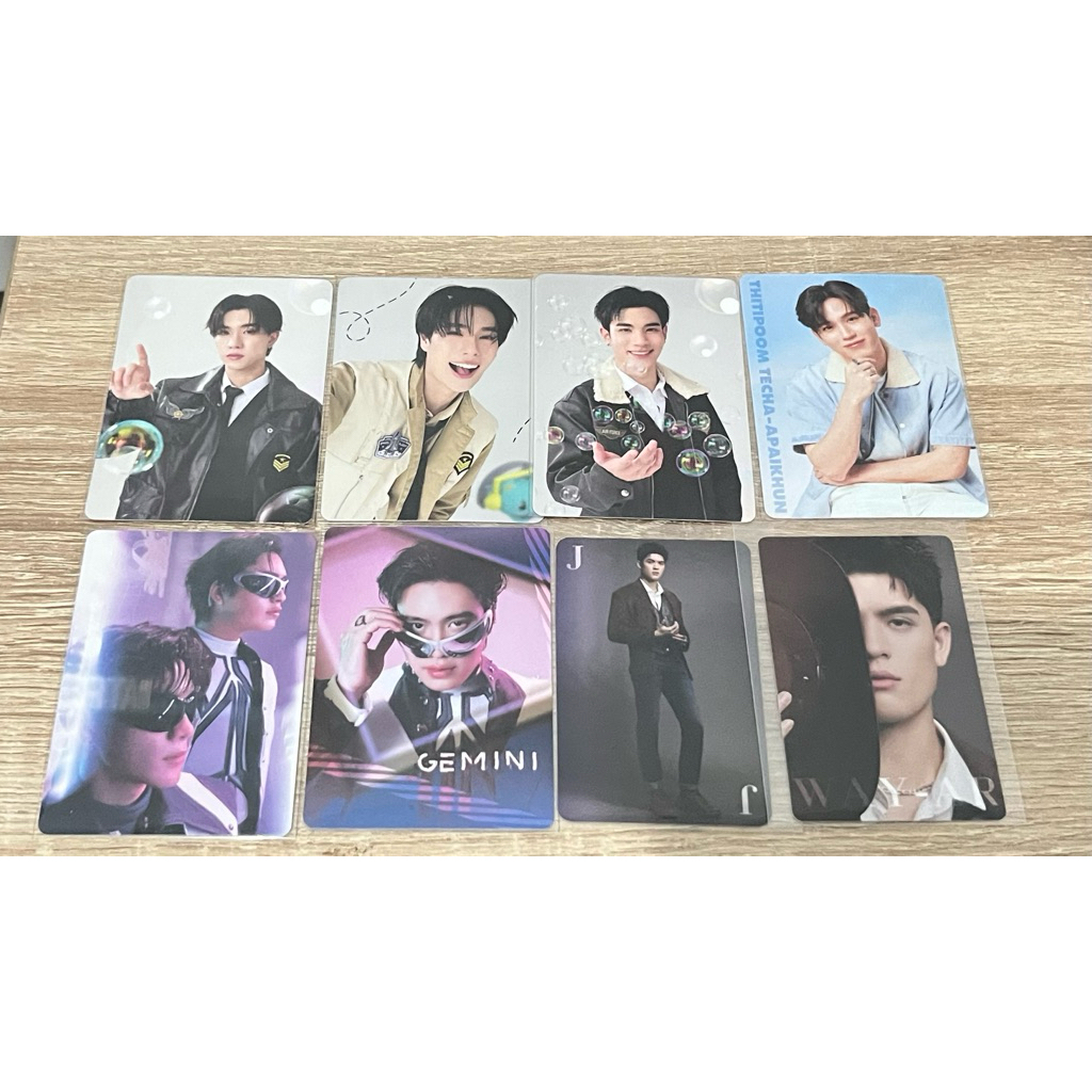 [READY] BUNDLE GMMTV COLLECTIBLE CARD OFFICIAL - Phuwin Mangap / Phuwin Maskot, Perth Santa Bubble L