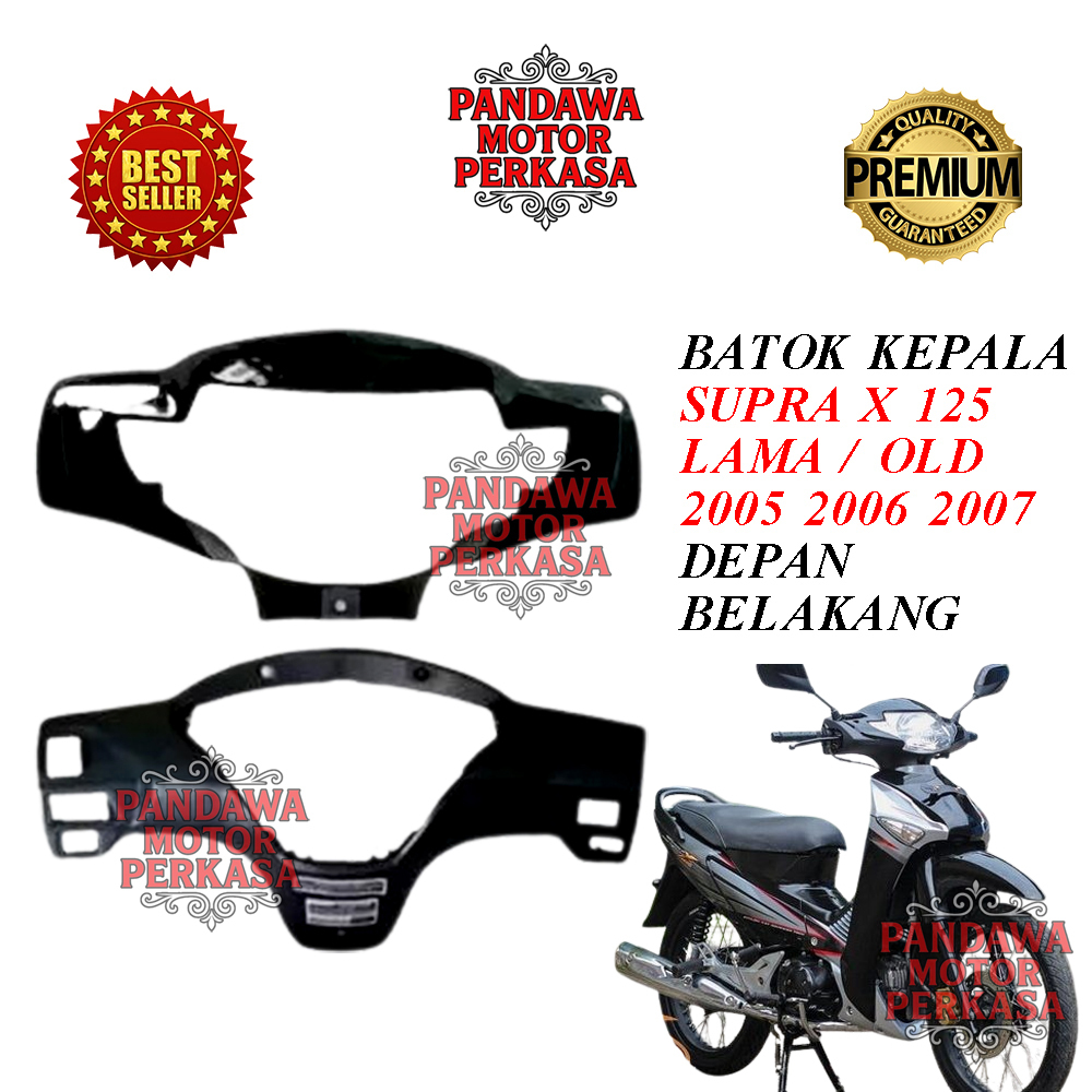 Batok Supra X 125 Lama Old 2005 2006 2007 Cakram Warna Hitam Supra X 125 D 125 R Totok Kepala Set De
