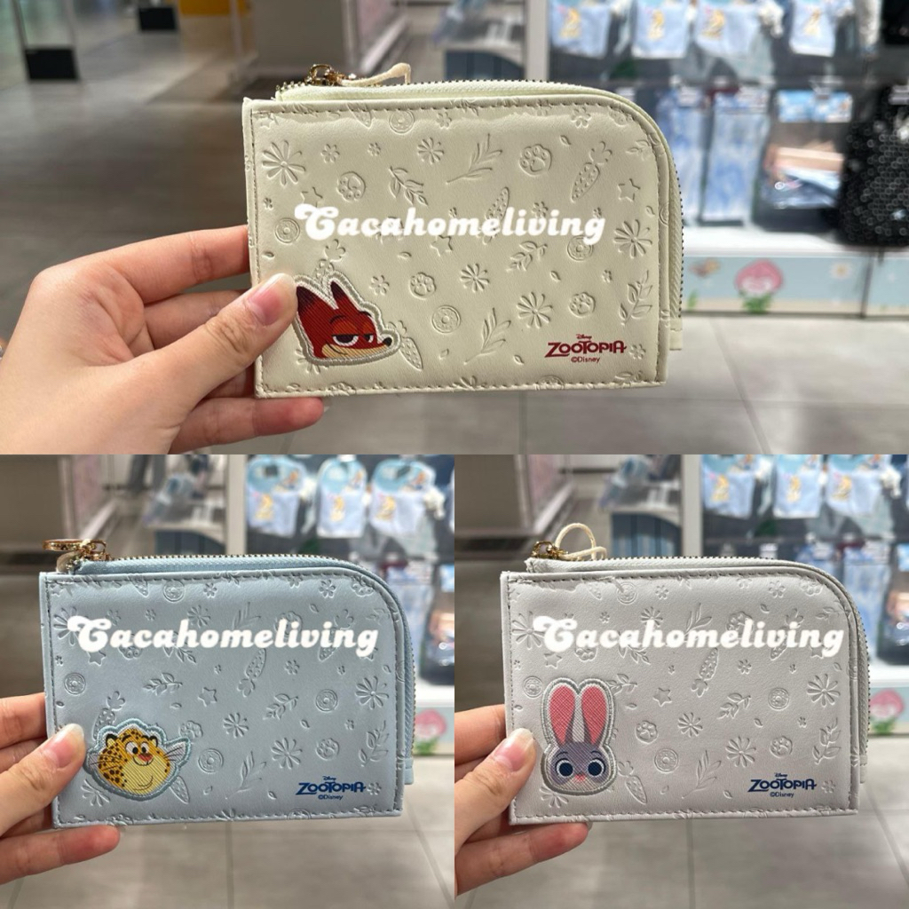 Ohsome x Zootopia - Dompet Kartu / Card Holder Zootopia Collection (Judy Hoops / Nick Wilde) 13x2,9c