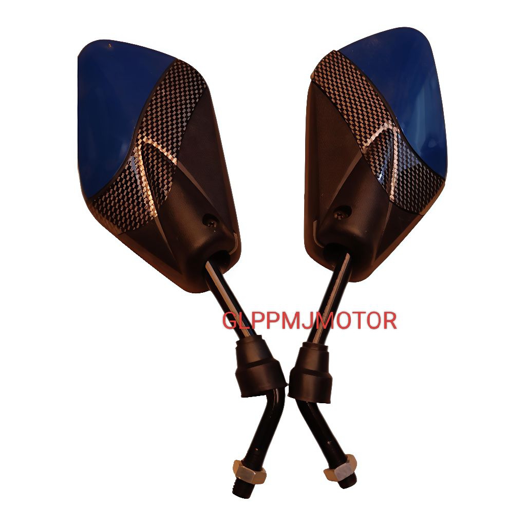 Spion Shogun 125 Sp Standar Hitam Carbon Biru Variasi Sepasang Untuk Semua Motor Smash Sogun 110 Sme