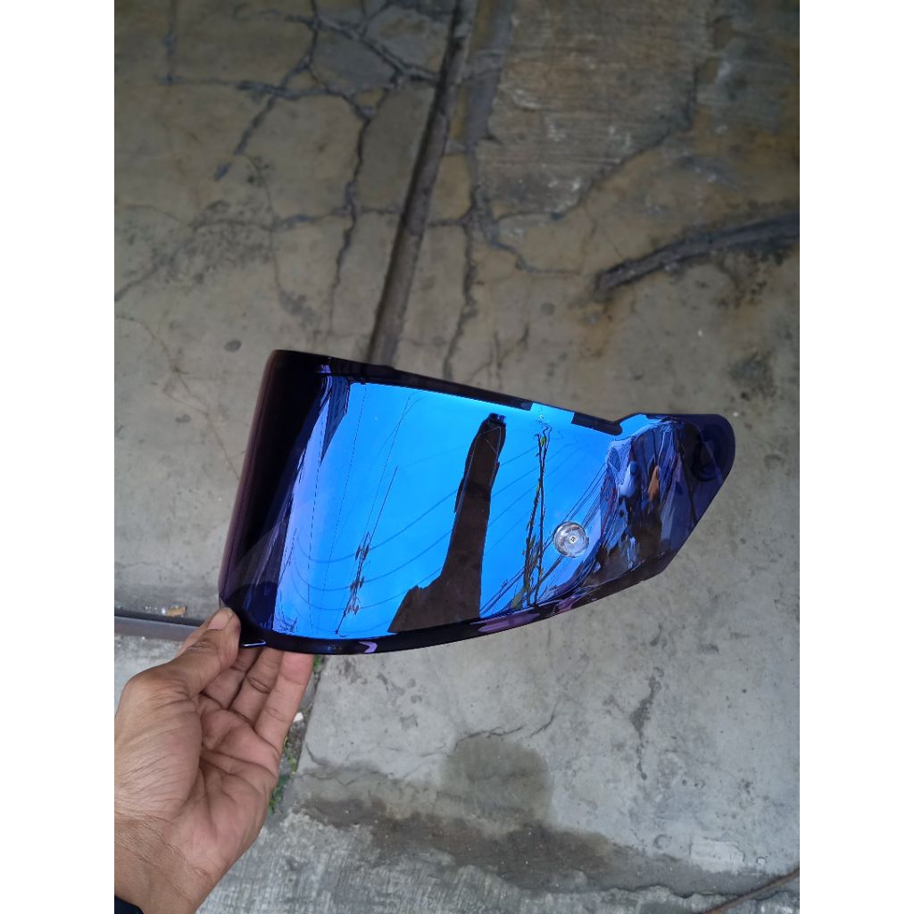 visor iridium blue KYT tt-course kaca helm iridium blue KYT tt-course iridium blue RTF KYT tt-course