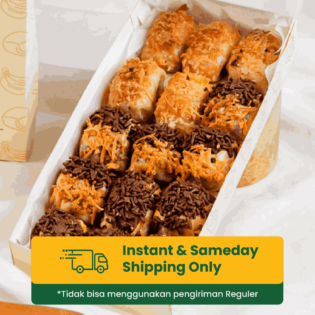 [MINI BOLLEN] by The Bollen Baker / Pisang Bollen Premium / Kue Pisang Coklat Keju Renyah / Bolen Pi