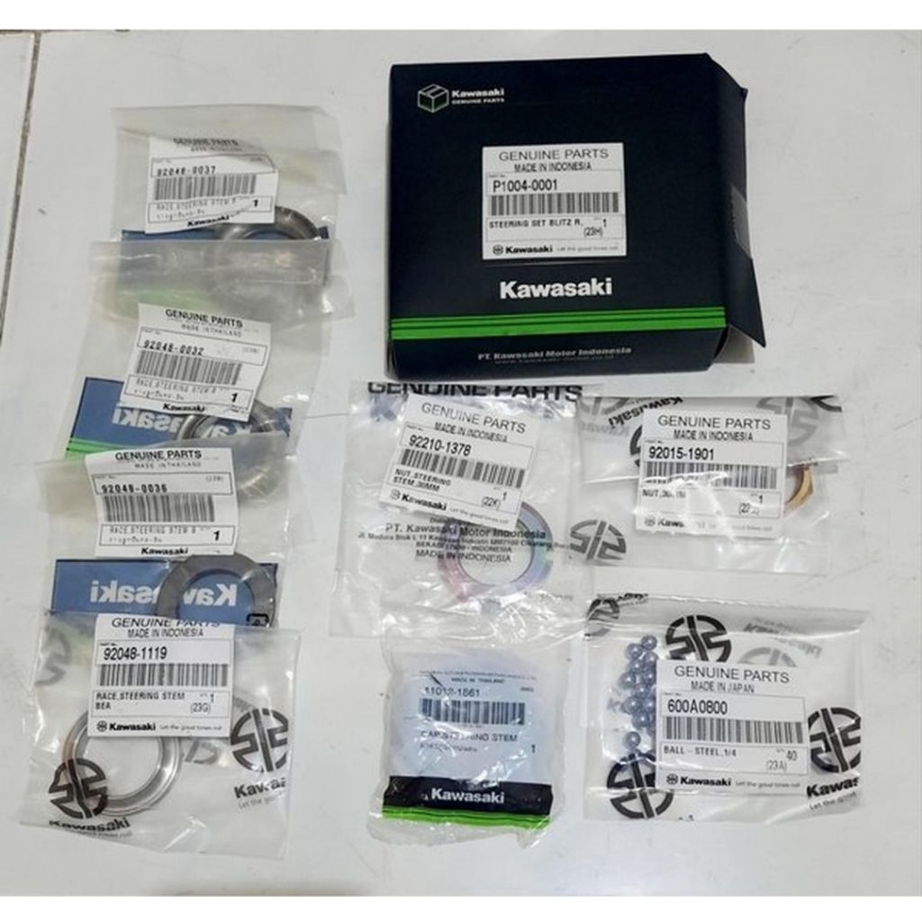 Komstir set kawasaki edge, blitz r, kaze r, zx130 original kawasaki