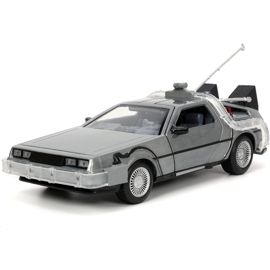 Jada Back to The Future Part I 1:24 Time Machine Die-cast Car Light Up Feature
