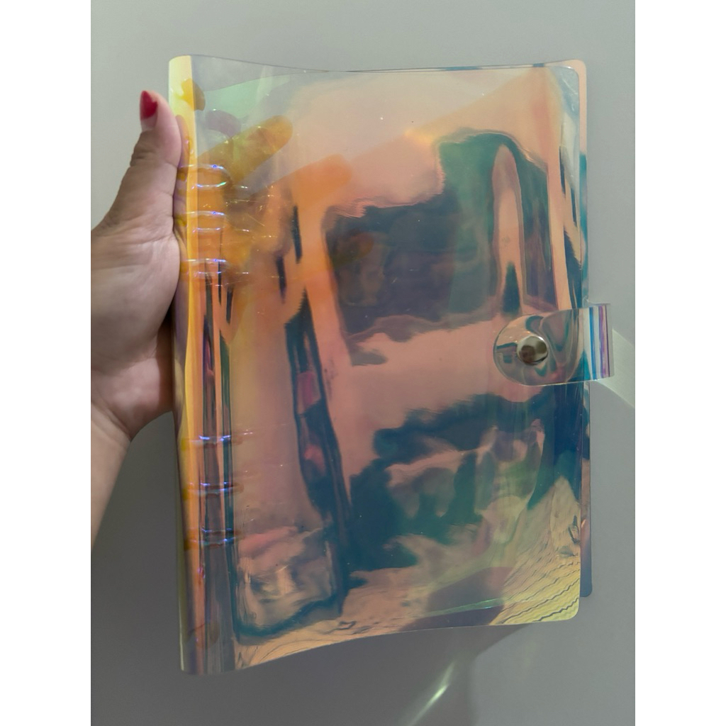 [PRELOVED] Binder A5 3 Ring Hologram + sleeve pocket 4p (5pcs)