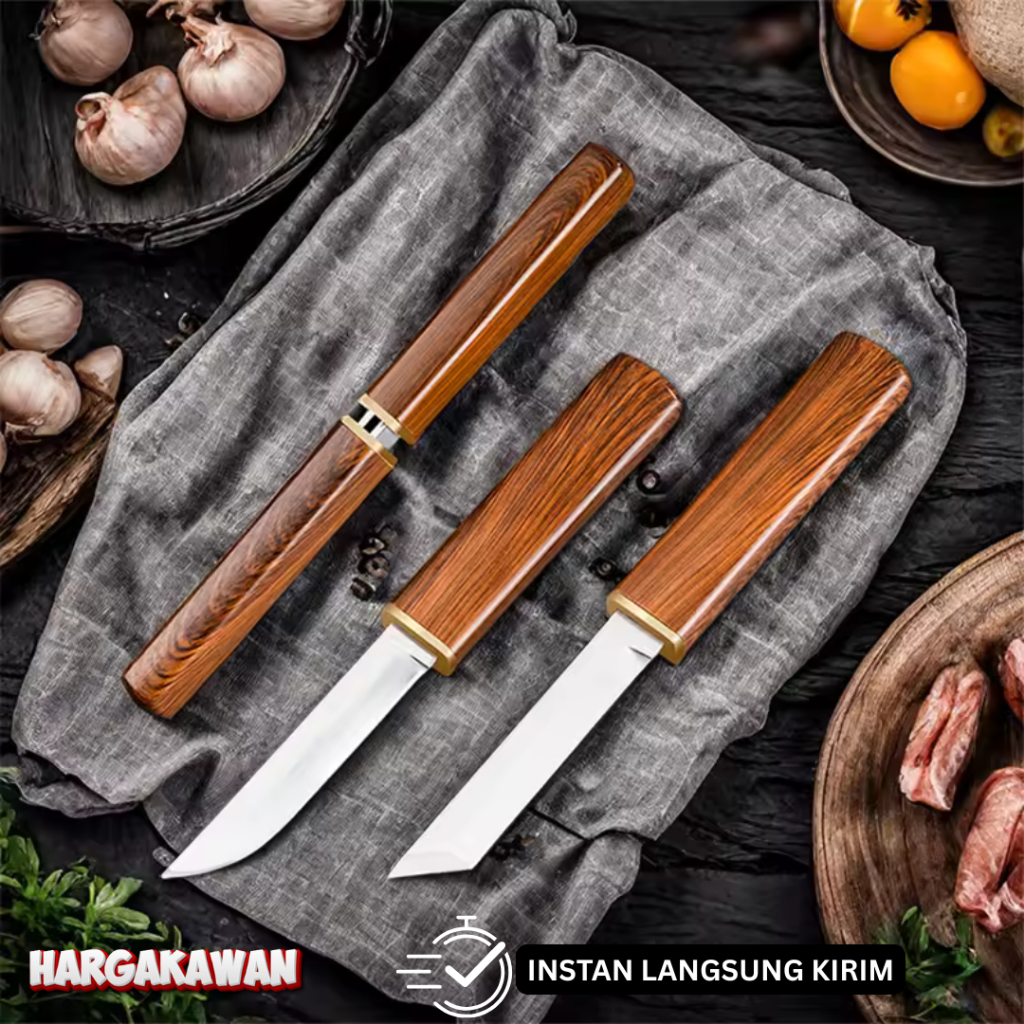 Pisau 2 in 1 Pisau Buah dan sayur Multifungsi dan praktis bisa dibawa traveling