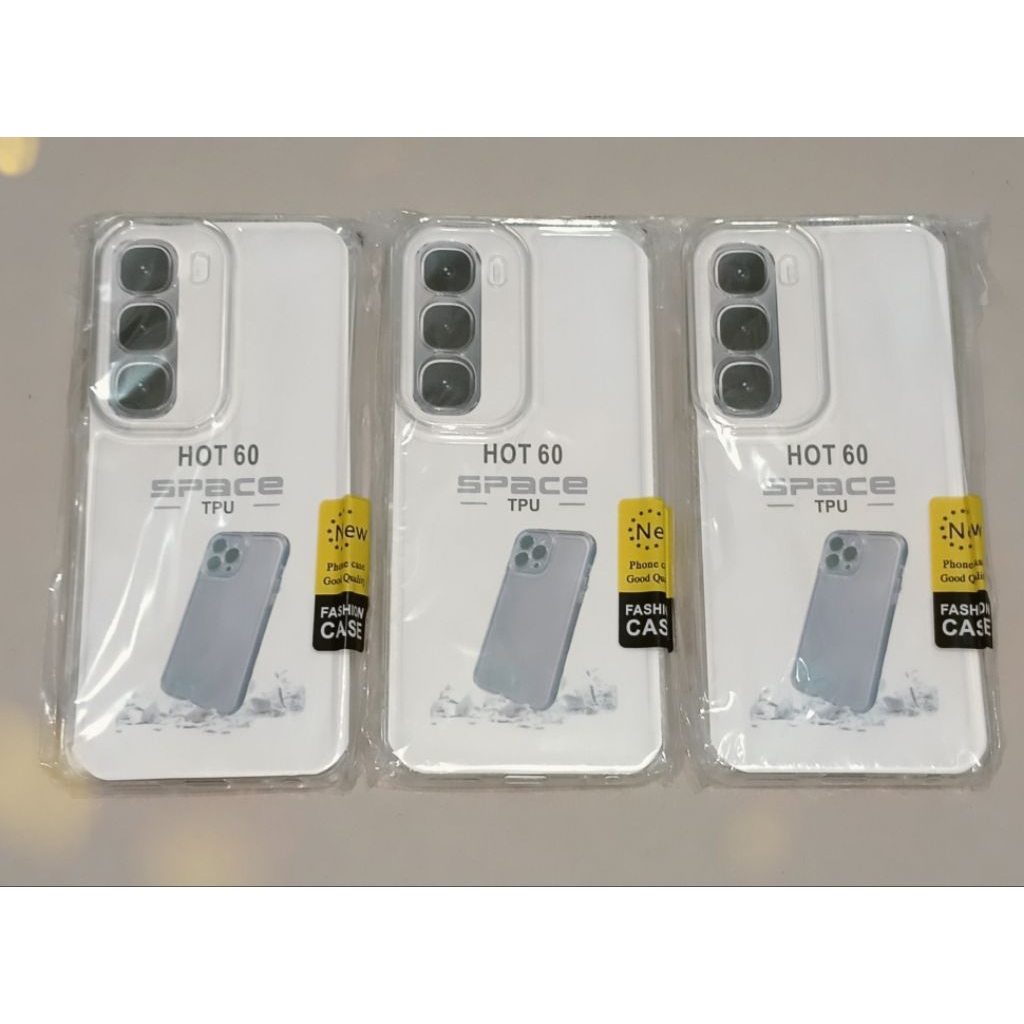 Case For Infinik Hot 60,60i, 60 Pro, SoftCase Clear Hd Camera Protection Casing Handphone