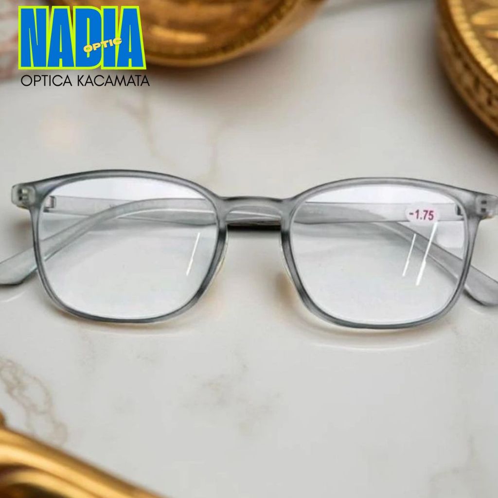 Kacamata Minus Rabun Jauh Kekinian Ukuran Minus -0.50 Sampai Minus -4.00 Bonus Kotak Dan Lap Pembers