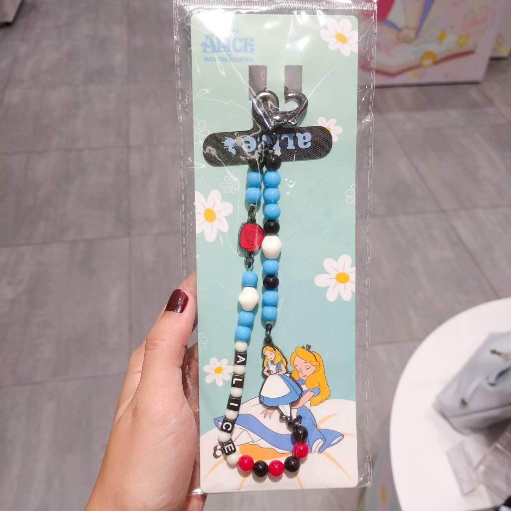 Alice In Wonderland Sweet Cool Keychain Gantungan Kunci Bag Charm