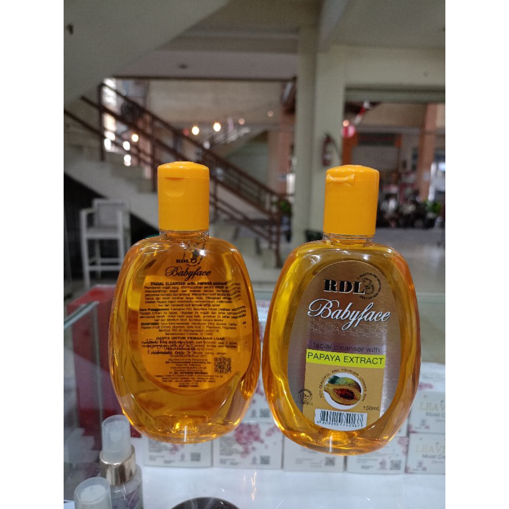 RDL Baby Face Facial Cleanser - Toner Pepaya Original BPOM