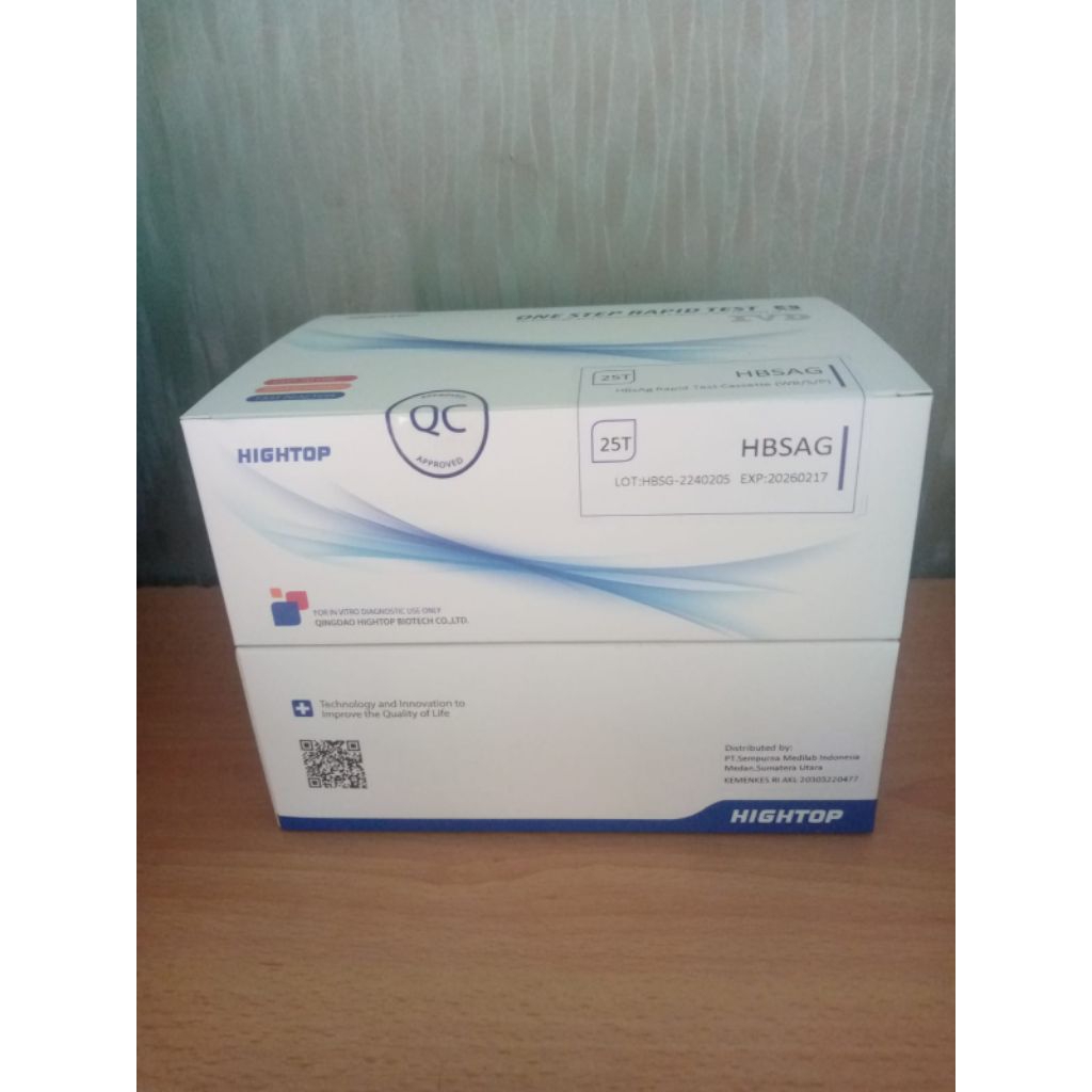 HBsAG Rapid test Cassette merk hightop