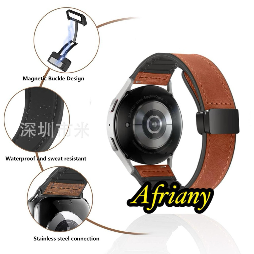 Strap Silicone Tali Magnetic Kulit Smartwatch AOLON Watch Cross 2023/AOLON GTR Mini